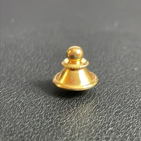 Easter Bunny Rabbit Pin with Rhinestone & Pink Enamel Flower‎ - Picture 6 of 7